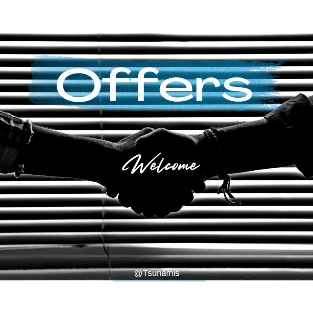 Most Offers Welcome *Reasonable Offers* Are Accepted Or Countered